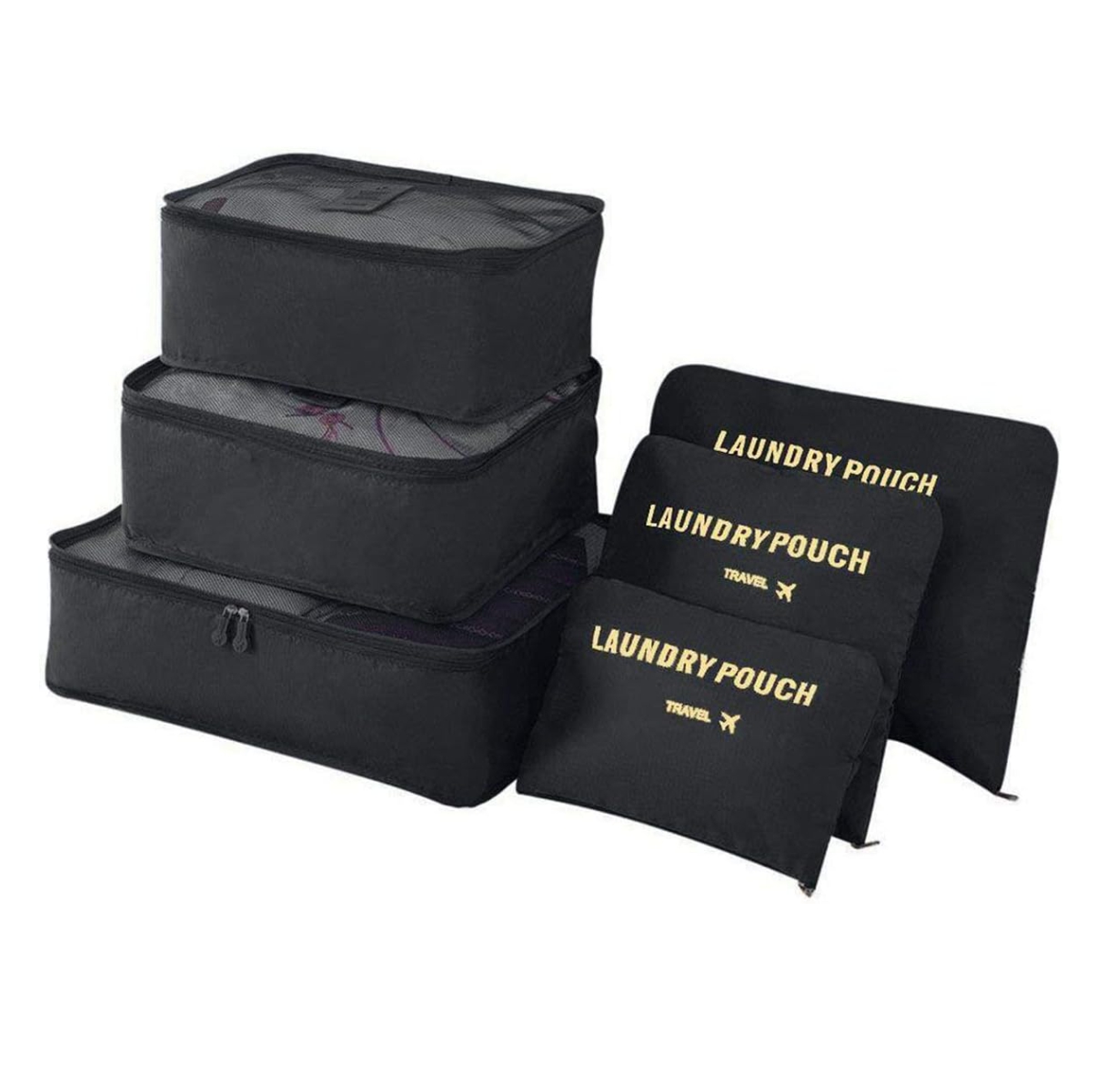 Vista 5 de Organizador De Maleta Set Por 6 Unidades - Color: Negro